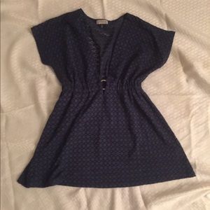 Navy blue swim cover